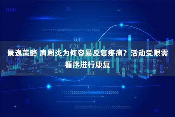 景逸策略 肩周炎为何容易反复疼痛?活动受限需循序进行康复